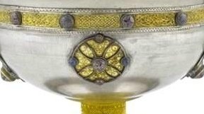 Ardagh Chalice rim and boss detail