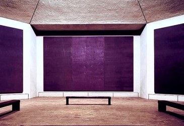 Rothko Chapel dark panel detail
