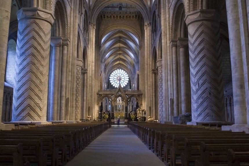 Durham Cathedral nave interior