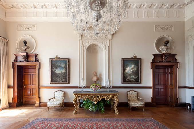 Russborough House drawing room interior