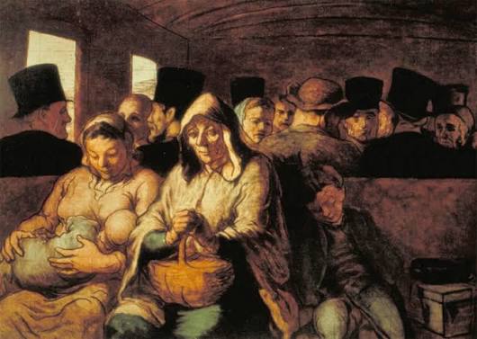 Honoré Daumier — The Third-Class Carriage