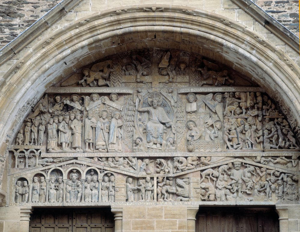 Romanesque Tympanum Sculpture — Last Judgement